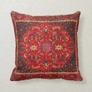Coussin Rug perse rouge de Mashhad