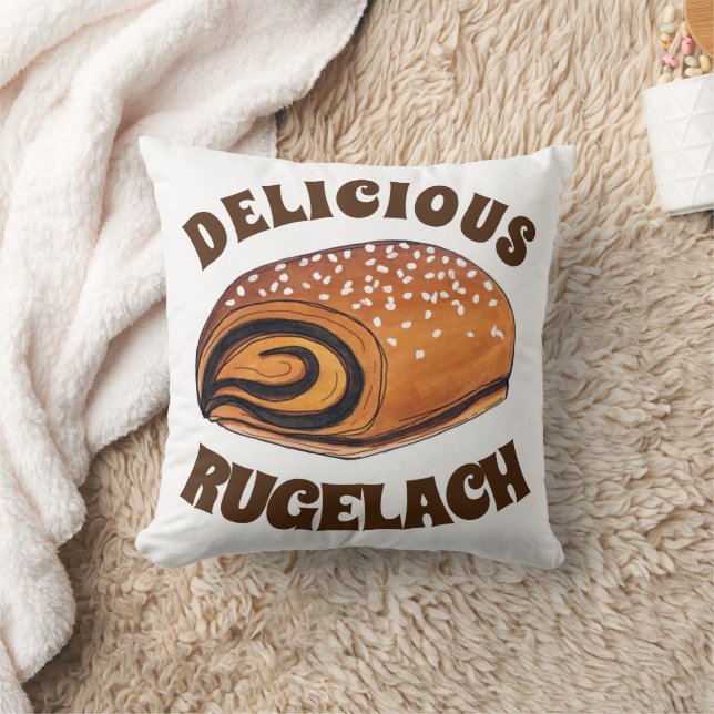 Coussin Rugelach Juif Polonais Croissant Rouleau Pâtisseri (Couverture)