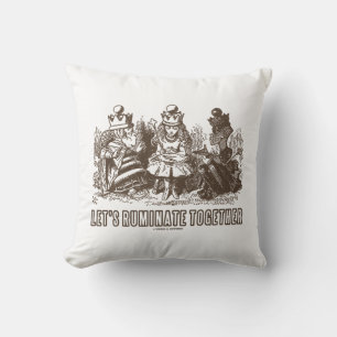 Coussin Ruminons ensemble Wonderland Alice Queens