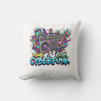 Coussin rush de bombe cyberfunk
