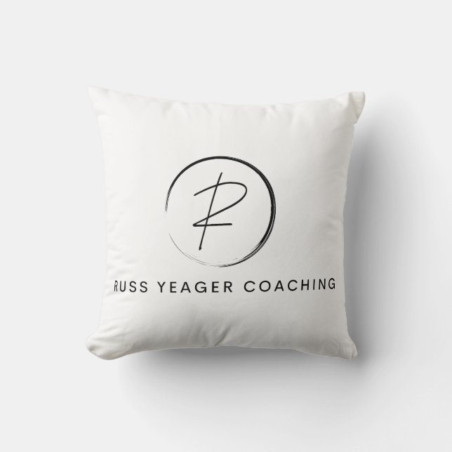 Coussin Russ Yeager Coaching Signature Logo (Recto)