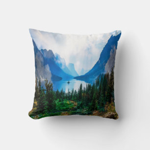 Coussin Rustic Country Mountains Nature Pittoresque