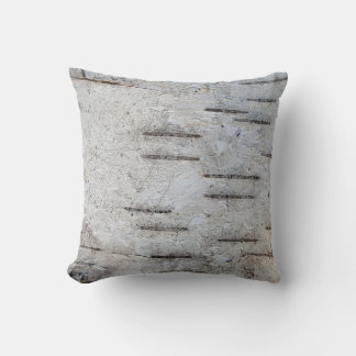 Coussin Rustic Country Nature classique écorce de bouleau
