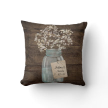 Rustic Grange Mariage Wood Mason Jar Babys Respire