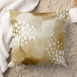 Coussin Rustique Boho Abstrait Texturé Motif -Tonalité Ter
