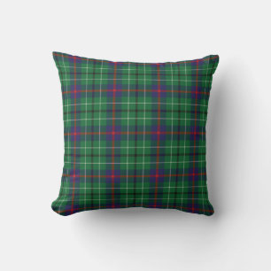 Coussin Rustique Plaid Élégant Duncan Green Tartan