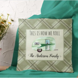 Coussin RV Photo Personnalisée Camper Trailer Personnalisé