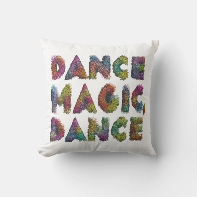 Coussin Rythme de minuit : Magie de la danse, danse (Recto)