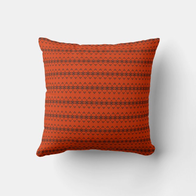 Coussin Rythme de Terracotta (Verso)