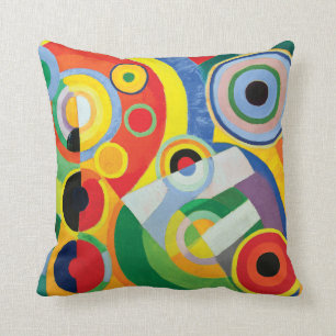 Coussin Rythme Joie de Vivre par Robert Delaunay