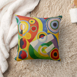 Coussin Rythme, Joie de vivre Robert Delaunay
