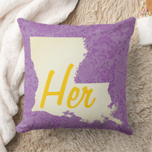 Coussin Sa fleur officielle de l'État de Louisiane