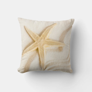 Coussin Sable et Starfish couleur neutre naturelle
