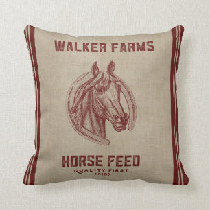 Coussin Sac à alimentation de cheval de fermes de marcheu
