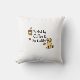 Coussin Sac À Main "Alimenté Par Le Café Et Les Câlins De 