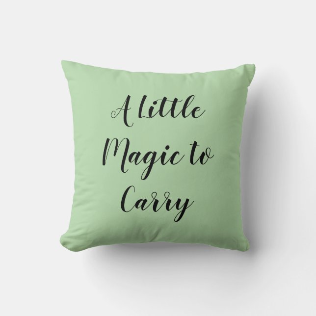 Coussin Sac à Tote Un Peu de Magie à Emporter | Citation M (Recto)