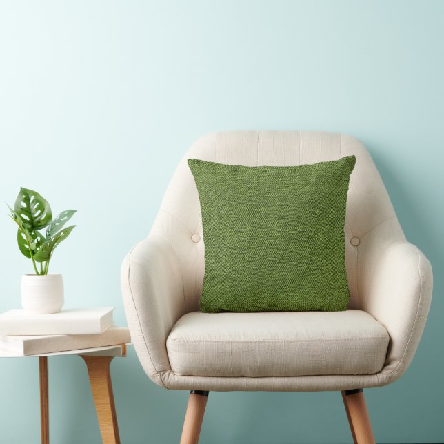 Coussin sac en jeans bleu vert aspect denim Print Cut Sew (Chaise)