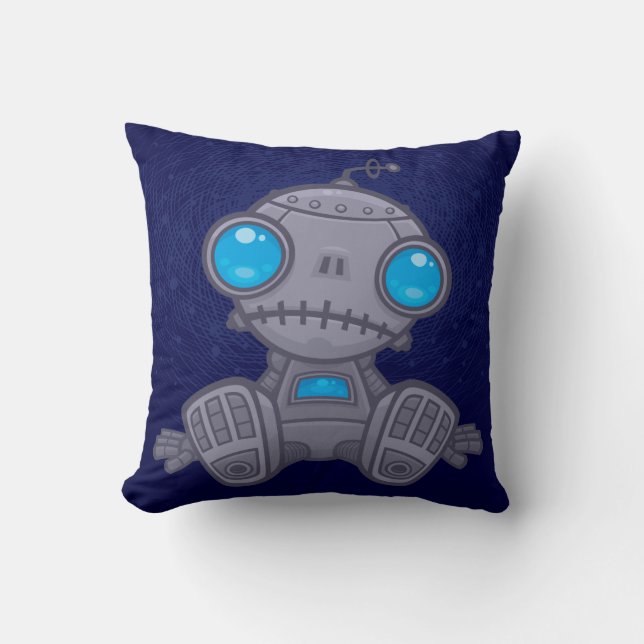 Coussin Sad Robot (Recto)