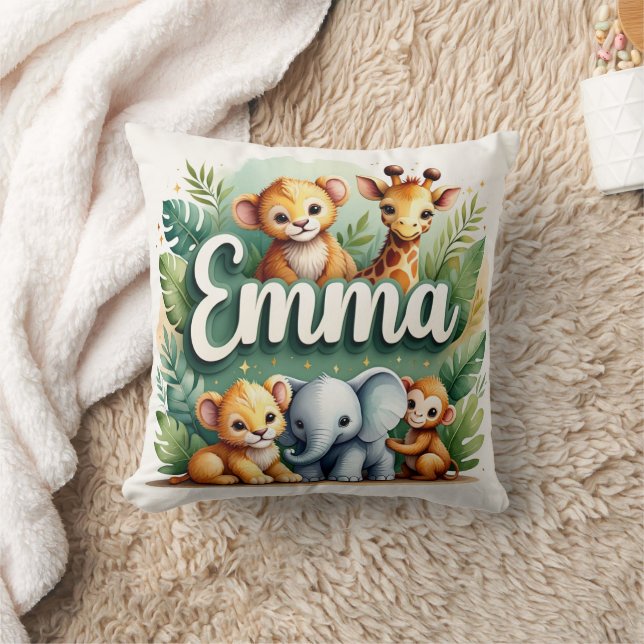 Coussin Safari Aventure Emma Jeu d'oreiller (Couverture)