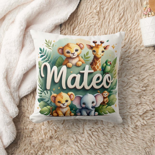 Coussin Safari Aventure Mateo Jeu d'oreiller (Couverture)