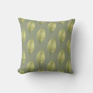 Coussin Sage aux Feuilles Murmurantes