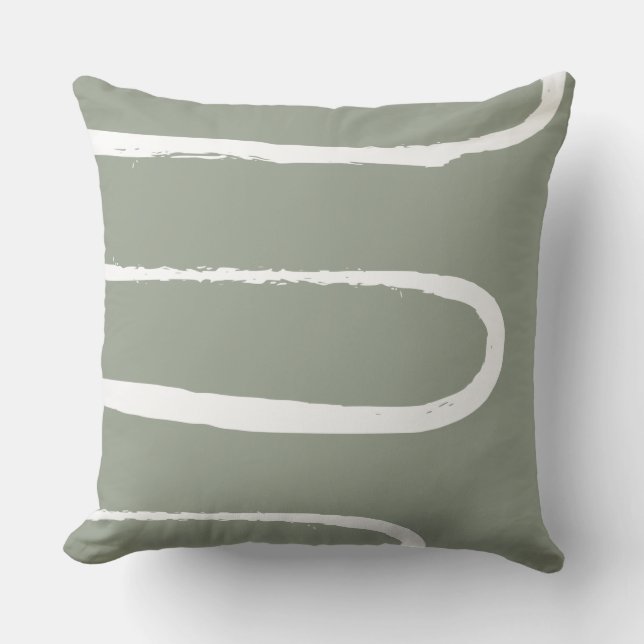 Coussin Sage de vague (Recto)