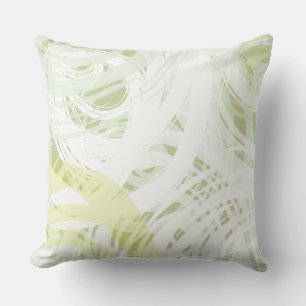 Coussin Sage Green Mint SPIRAL DESIGN Retro Jeu d'oreiller