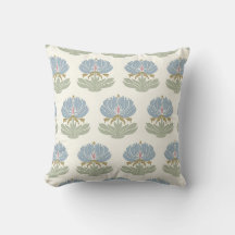 Sage vert bleu poussiéreux Florales Classiques sur