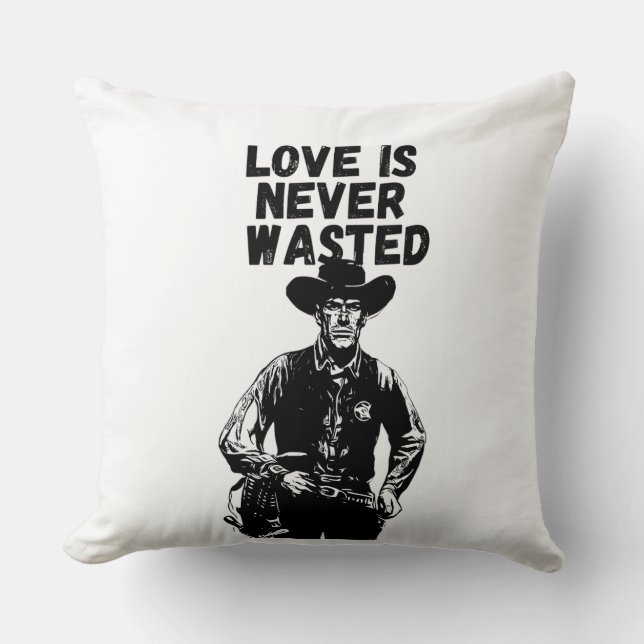 Coussin Sagesse de Cowboy (Recto)