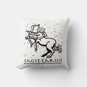 Coussin Saggitarius Anniversaire Année Signe astrologique 