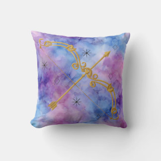 Coussin Sagittaire doré
