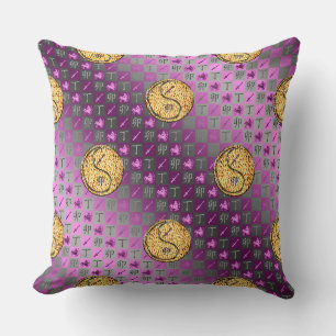 Coussin Sagittaire & Lapin de Feu