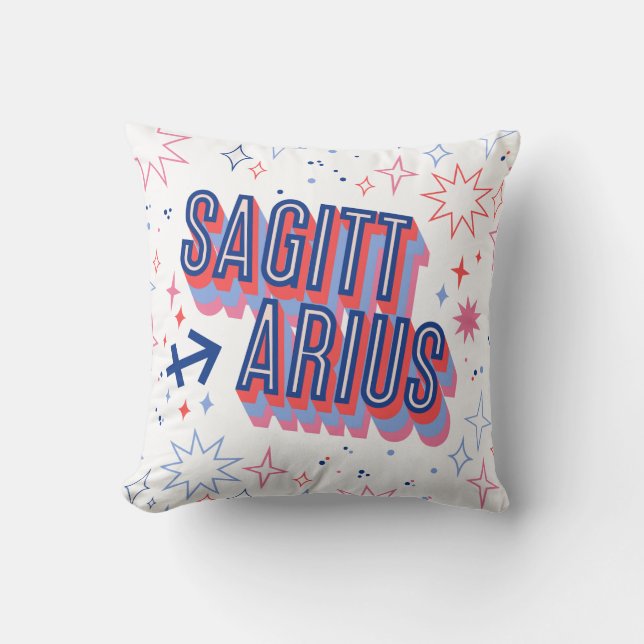 Coussin Sagittarius Zodiac (Recto)