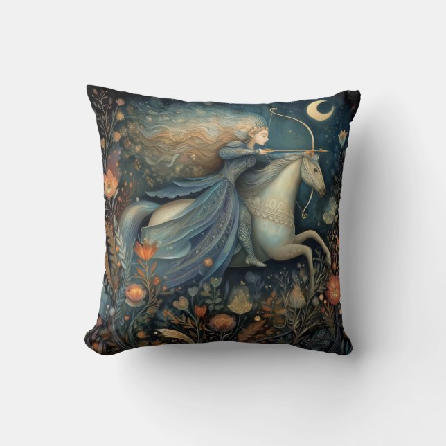 Coussin Sagittarius Zodiac Astrology Celestial Birthday (Recto)