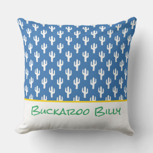 Coussin Saguaro Cactus Moderne Nom du désert Sud-ouest Amu