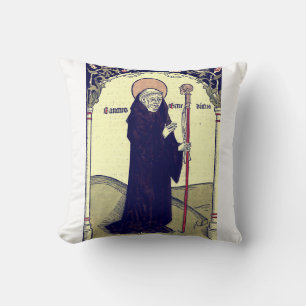 Coussin Saint Benoît de Nursie Père du monachisme
