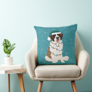 Coussin Saint-Bernard de Noël
