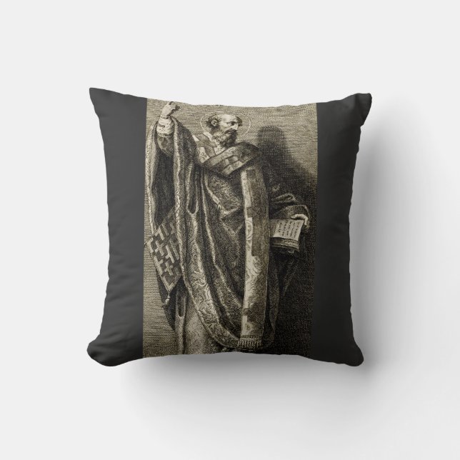 Coussin Saint Cyrille de Jérusalem Confesseur (Recto)