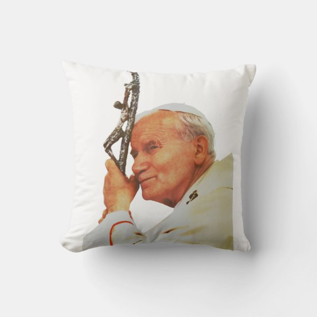 Coussin Saint Jean Paul II Le Grand Communicateur Beaux-Ar (Recto)
