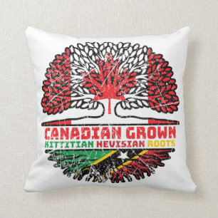 Coussin Saint-Kitts-et-Nevis Kittitian Nevisian Canadien