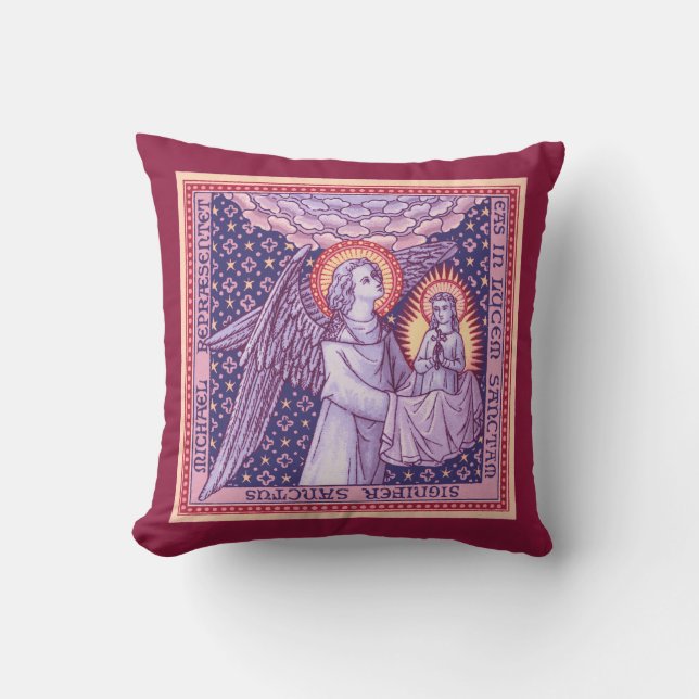 Coussin Saint Michel saint (Recto)