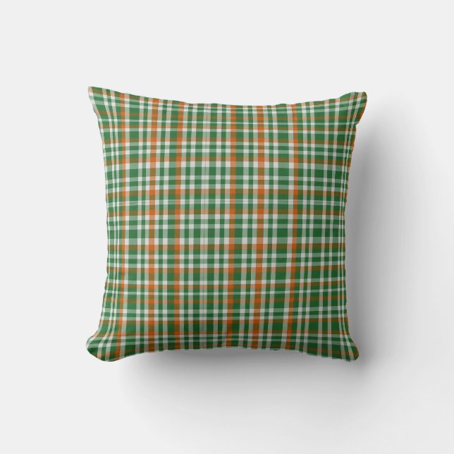 Coussin Saint Patrick's day Irlande Drapeau couleur en vic (Recto)