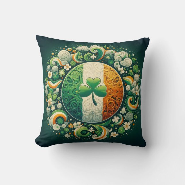 Coussin Saint Patrick's day/Irlande/Irlande (Recto)