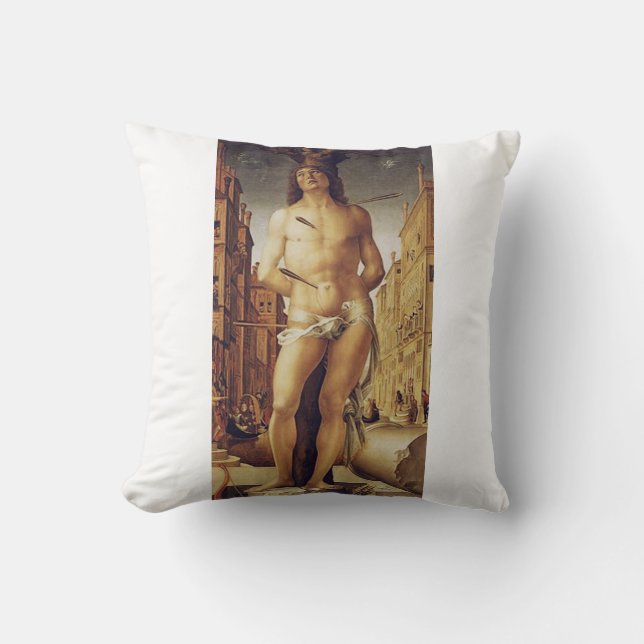 Coussin Saint-Sébastien par Liberale Da Verona (Recto)