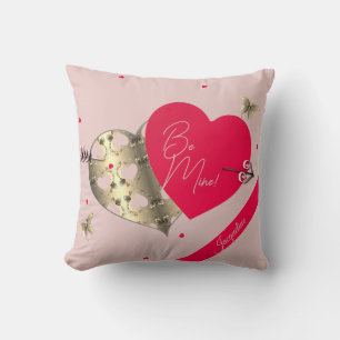 Coussin Saint-Valentin Coeurs Jouer l'oreiller