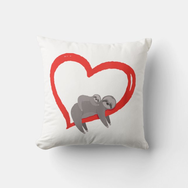 Coussin Saint-Valentin de la paresse, Saint-Valentin des f (Recto)