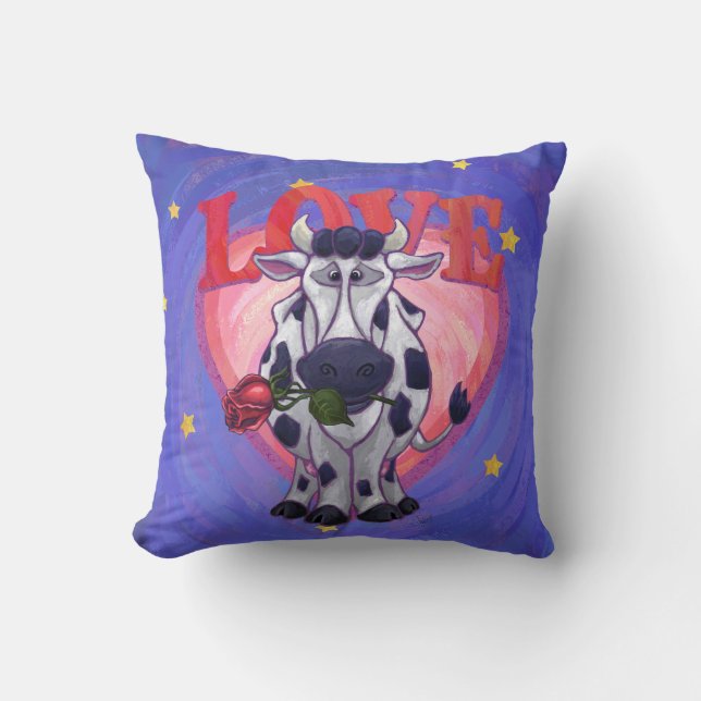 Coussin Saint Valentin de la vache (Recto)