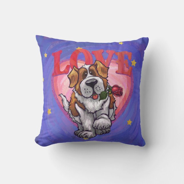 Coussin Saint-Valentin de St Bernard (Recto)