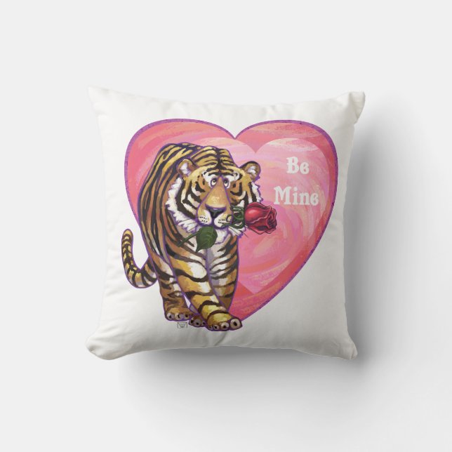 Coussin Saint Valentin de Tigre (Recto)