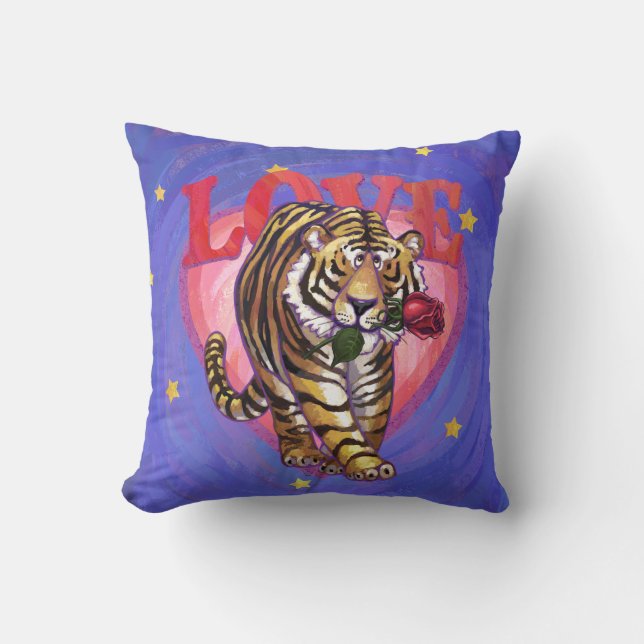 Coussin Saint Valentin de Tigre (Recto)